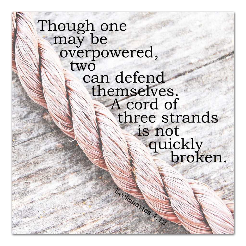 cord of three scripture art