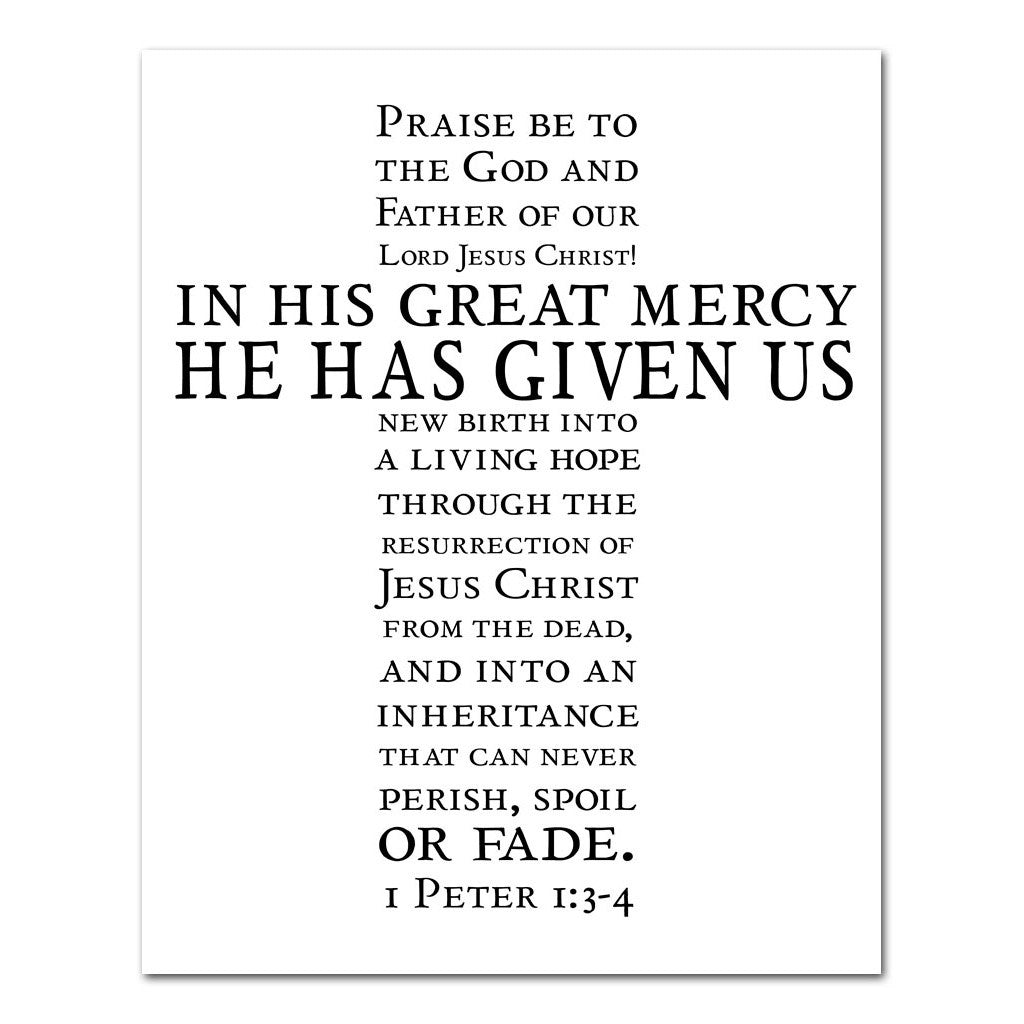 a living hope Easter scripture art