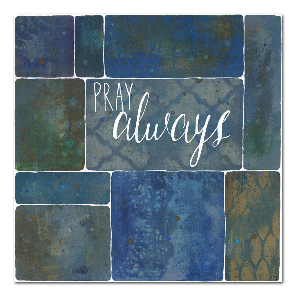 pray always inspirational faith art