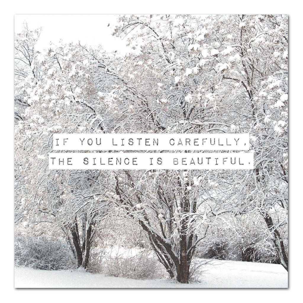silence is beautiful