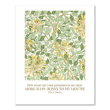 More Than Honey | Psalm 119:103 — Digital Scripture Print