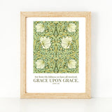 Grace Upon Grace | John 1:16 — Digital Scripture Print