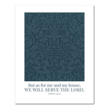 We Will Serve the Lord | Joshua 24:15 — Digital Scripture Print