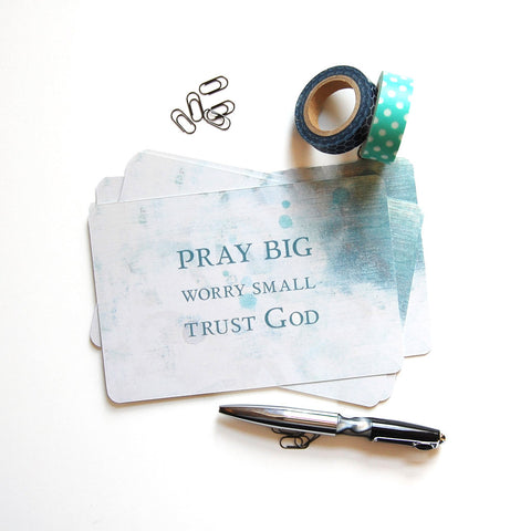 pray big postcards
