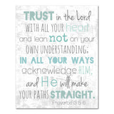 trust in the Lord scripture art