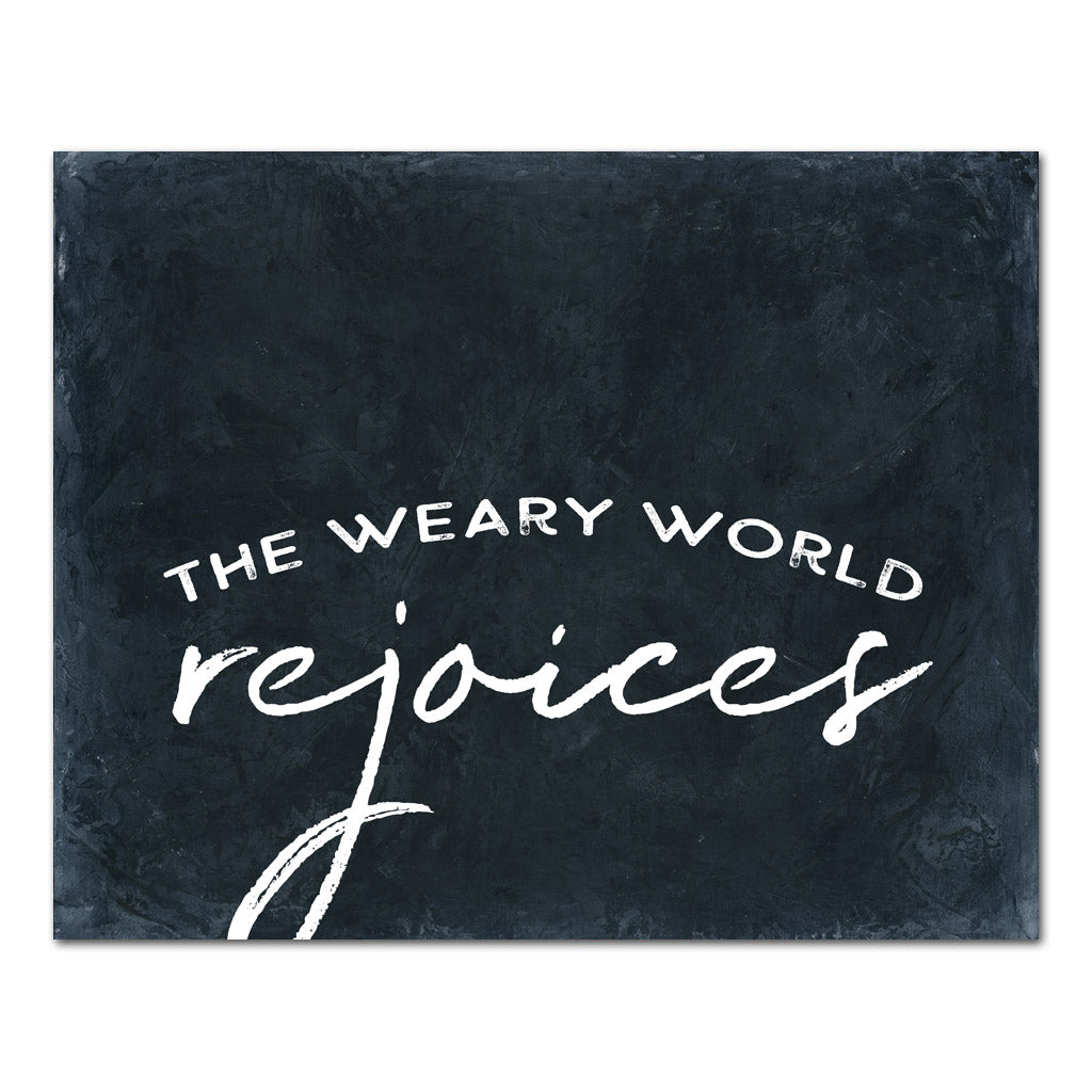 Weary World Rejoices (black)