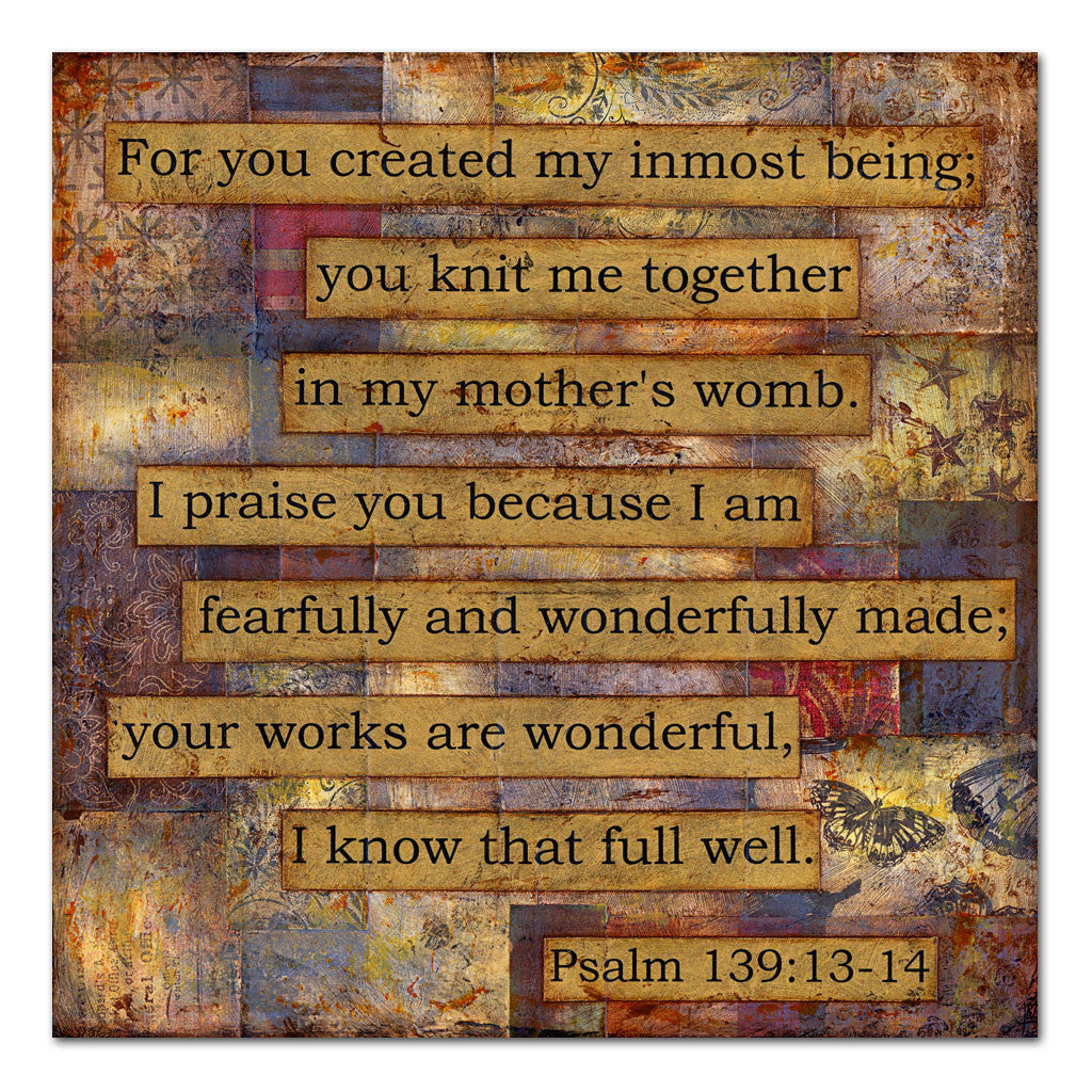 Psalm 139 scripture art